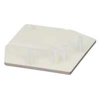 Keralit Eindkap Uitwendig Rechthoekverbindingsprofiel Vergrijsd Ceder Classic Nerf