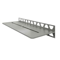 Schlüter SHELF-W-S1 Planchet 300x115mm Design Pure RVS Geborsteld SWS1D7EB