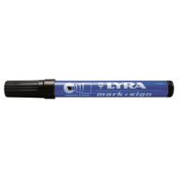 Lyra Merkstift Permanent Punt 2-6mm Zwart