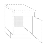 Onderkast voor Spoelunit Eco P02 FSC Mix 70% AG60-720 Links Prijsgroep 2 - OGM60-DB