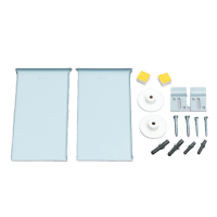 Procasa M-Line Verdekte Spiegelbevestigingsset Tot 0,5m²