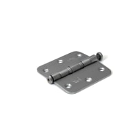DX Kogellagerscharnier RVS 76x76mm Rond Met Pen