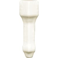 Hoek Modernista Angulo Cornisa Clasico Marfil 1x7,5cm Glanzend