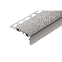 Schlüter TREP-V60 Draagprofiel R10 12,5mm 100cm Alu Bruut Mat Geanodiseerd Steengrijs TVL60SG125/100