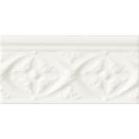 Strip Neri Relieve Bizantino Biscuit 7,5x15cm Glanzend