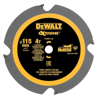 DeWALT Cirkelzaagblad Extreme DT20421QZ 115x10mm 4tands Laminaat/Vezelcement