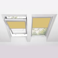 Fakro Verduisterend Rolgordijn ARF Z-Wave Solar II 94x118cm Elektrisch Exclusief Afstandsbediening Kleur Geel (054)
