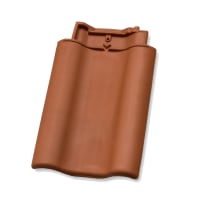 Nelskamp Flachdachpan F-12-U Zuid Dubbele Welpan Natuurood 701