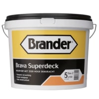Brava Superdeck Muurverf Basis Z 5L Exclusief Kleur