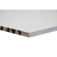 LUMBOprime Interieur 12mm  250x122cm 2-Zijdig 80 Mu Wit Gegrond 70% PEFC