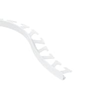 Schlüter SCHIENE-AC Decoratief Profiel Radius 8mm 300cm Alu Met Kleurcoating Zuiver Wit Mat R/A80MBW/300