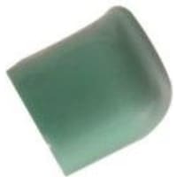 Hoek Rivièra Angulo Bullnose Trim Rimini Green 0,85x0,85cm Glanzend