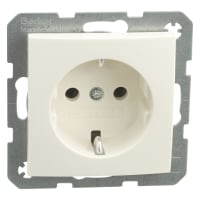 Berker Contactdoos S1 Inbouw 2-Polig 1-Voudig Randaarde Polarwit