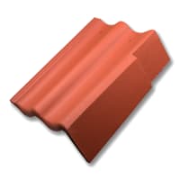 Nelskamp S-Pan TOP 2000S Gevelpan Rechts 110mm Oranjerood 301