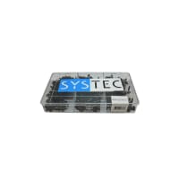 Systec Assortimentsdoos Plaatschroef 9-vaks DIN968 Staal Gezwart