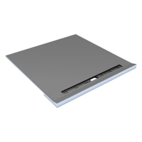 Wedi Fundo Rioligno 1200x1200x25mm Sleuf 900mm