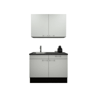 Procasa Keuken 120cm Compleet Wit Spoelbak Links