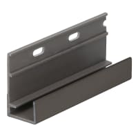 Keralit Omrandingsprofiel 400cm Kwartsgrijs Classic Nerf RAL 7039 Verticale Montage