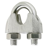 DX Staaldraadklem 5mm RVS A4