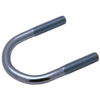 GebuVolco U-Beugel Rond M10x70x40x40mm DIN3570 DN20 RVS A2