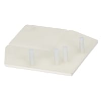 Keralit Eindkap Uitwendig Rechthoekverbindingsprofiel Wit Classic Nerf