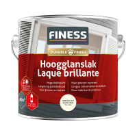 Finess Hoogglanslak Binnen/Buiten 2,5L Gebroken Wit RAL9010