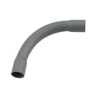 Bocht Installatiebuis 3/4 PVC Slagvast Grijs 3st