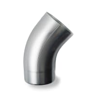 Wentzel Zink Walsblank Bocht 80mm 40 Graden Verjongd Spie Eind