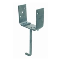 GB Pergolasteun 140x60mm Verstelbaar 100-165mm Thermisch Verzinkt 74455B