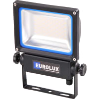 Eurolux Led Bouwlamp SMD LED 30W Klasse II Met Kabel Zwart/Blauw