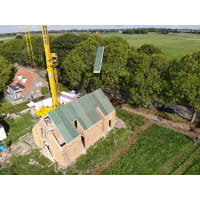 Isovlas VRD Dakelement Dubbel 284mm 120cm Rc=6,3 Rib 34x260mm Dampopen