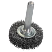 Flexovit Staaldraadborstel Stift Gegolfd 70x15x6mm Draaddikte 0.3mm