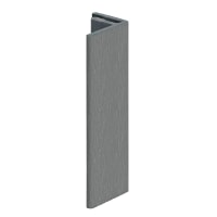 Keralit Eindprofiel Voor Dakrand 17mm 400cm Grijs Classic Nerf RAL 7001