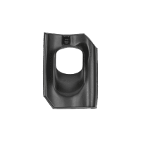 Ubbink Dakdoorvoerpan Holle 131mm 25-45 Graden 1-pans Zwart