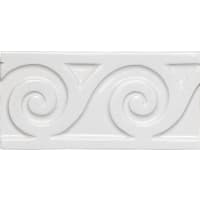 Strip Modernista Relieve Mar Blanco 7,5x15cm Glanzend