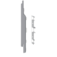 Keralit Eindkap En Connector Links Voor 2814 Grijs Classic Nerf 5st