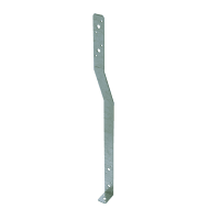 GB Haakanker 30x2mm 500x40mm Met Ril Verzinkt 079400