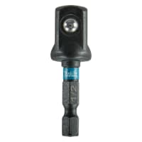 Makita Dopadapter 1/4" Zeskant - 1/2" Vierkant B-66874 Impact Black
