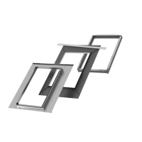 VELUX EDE PK10 2100 Gootstuk Staande Naad Koper BDX+BFX