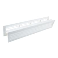 SX badkamerrooster 455x90mm 2-delig Wit