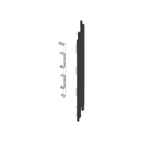 Keralit Eindkap En Connector Rechts 2819 Zwart Eiken Met Houtstructuur 5st