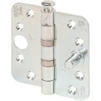 Oxloc Veiligheidsschijflagerscharnier Ronde Hoeken 89x89mm SKG3 Elektrolytisch Verzinkt 1st