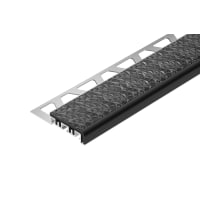 Schlüter TREP-V42 Draagprofiel R10 9mm 100cm Alu Bruut Mat Geanodiseerd Voegengrijs TVL42FG90/100