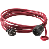 Kelfort Verlengsnoer 3x1.5mm² Kabellengte 25m H07RN-F Rood