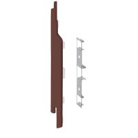 Keralit Eindkap En Connector Links Voor 2814 Mahonie Classic Nerf 5st