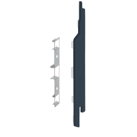 Keralit Eindkap En Connector Rechts 2814 Skyblue Pure Mat RAL 5011 5st
