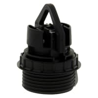 Schroefrandfitting E27 met Ring Zwart 0158085