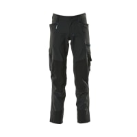 Mascot Werkbroek Advanced Lang Stretch Met Kniezakken 82cm Zwart 52