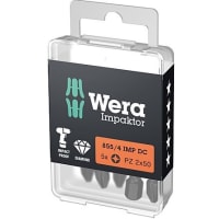 Wera Bitset Impaktor 50mm PZ-2 5-Delig
