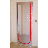 Stofstop Afsluitfolie 250x110cm Met Rits